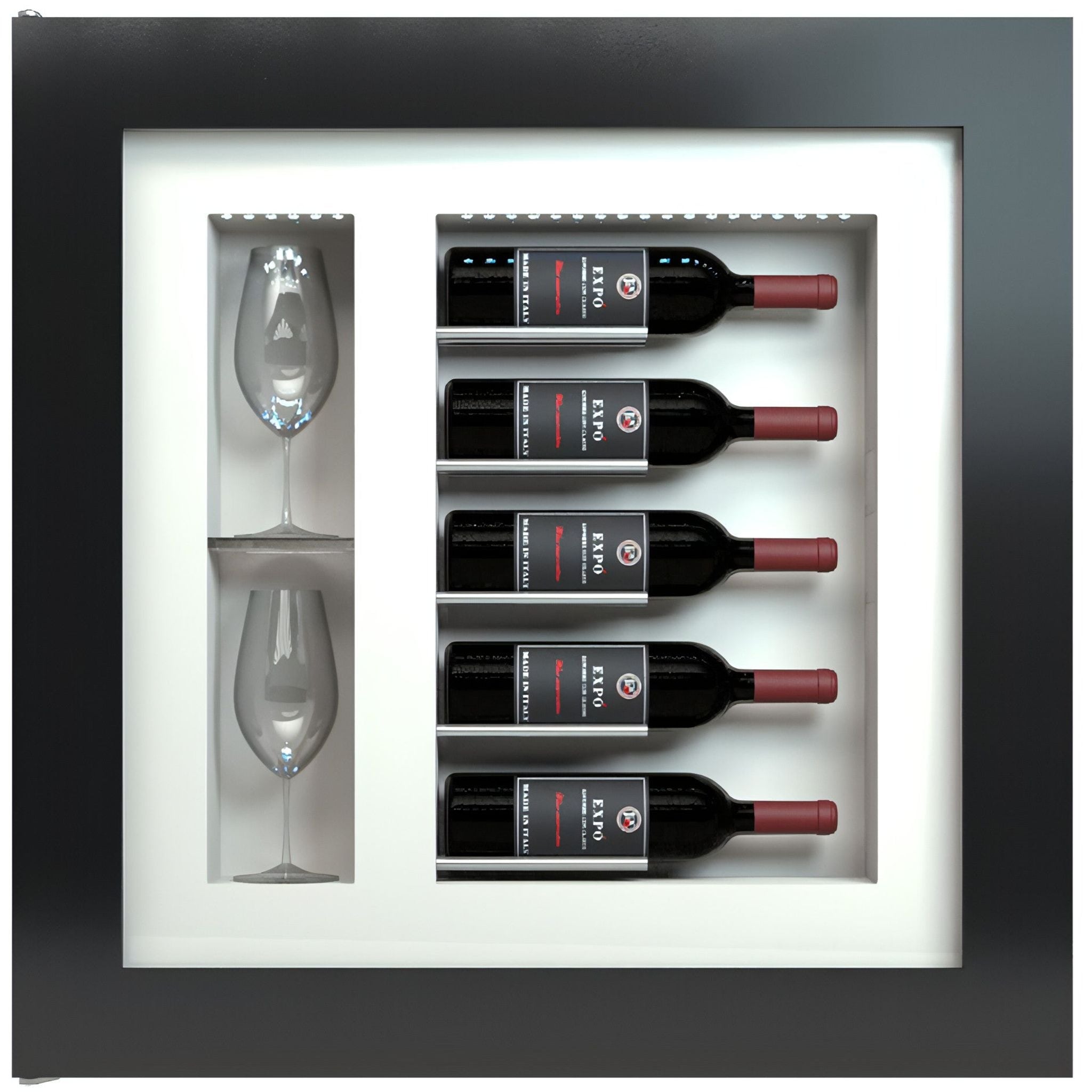 Quadro Vino - Wine Wall QV52 - 5 Bottle Display Unit