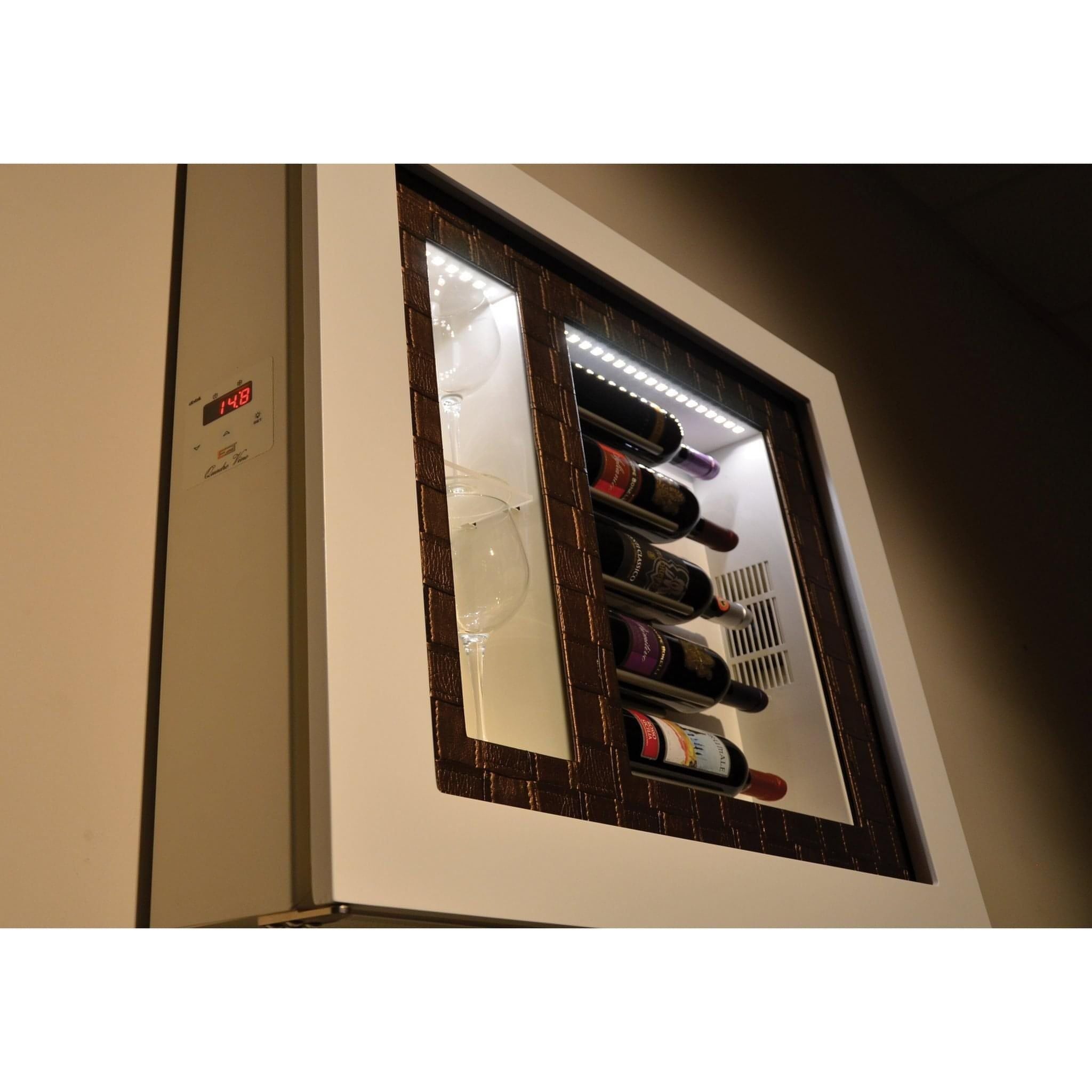 Quadro Vino Wine Wall QV52 5 Bottle Display Unit
