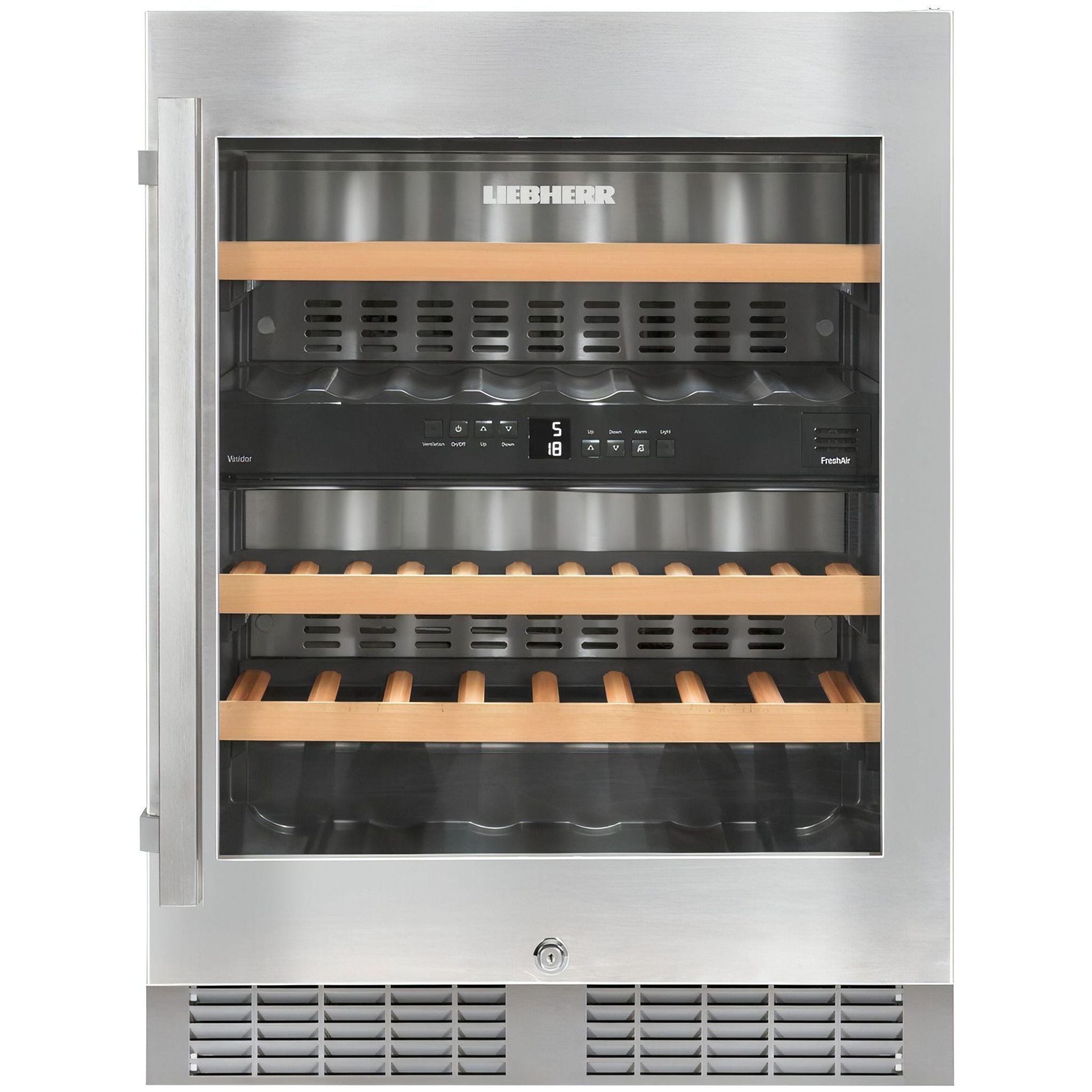 Liebherr - 600mm Dual Zone - 34 Bottle - Undercounter Wine Cooler - UWTes 1672