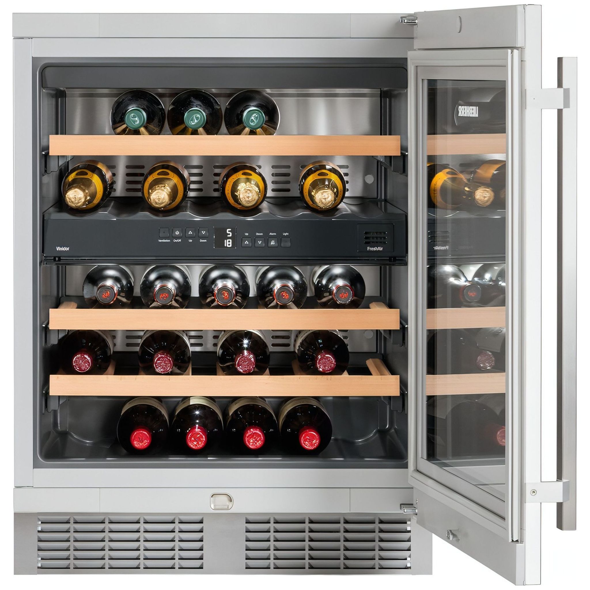 Liebherr - 600mm Dual Zone - 34 Bottle - Undercounter Wine Cooler - UWTes 1672