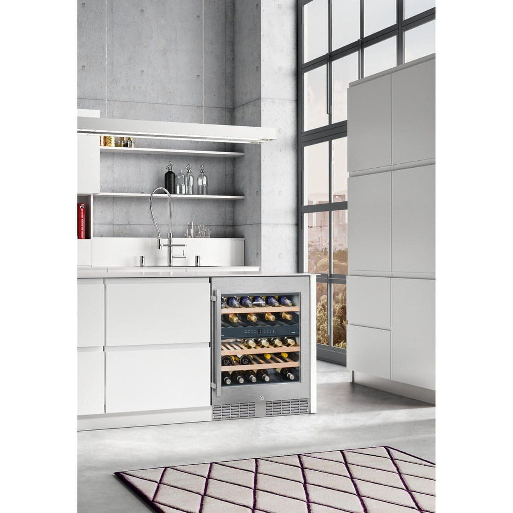 Liebherr - 600mm Dual Zone - 34 Bottle - Undercounter Wine Cooler - UWTes 1672