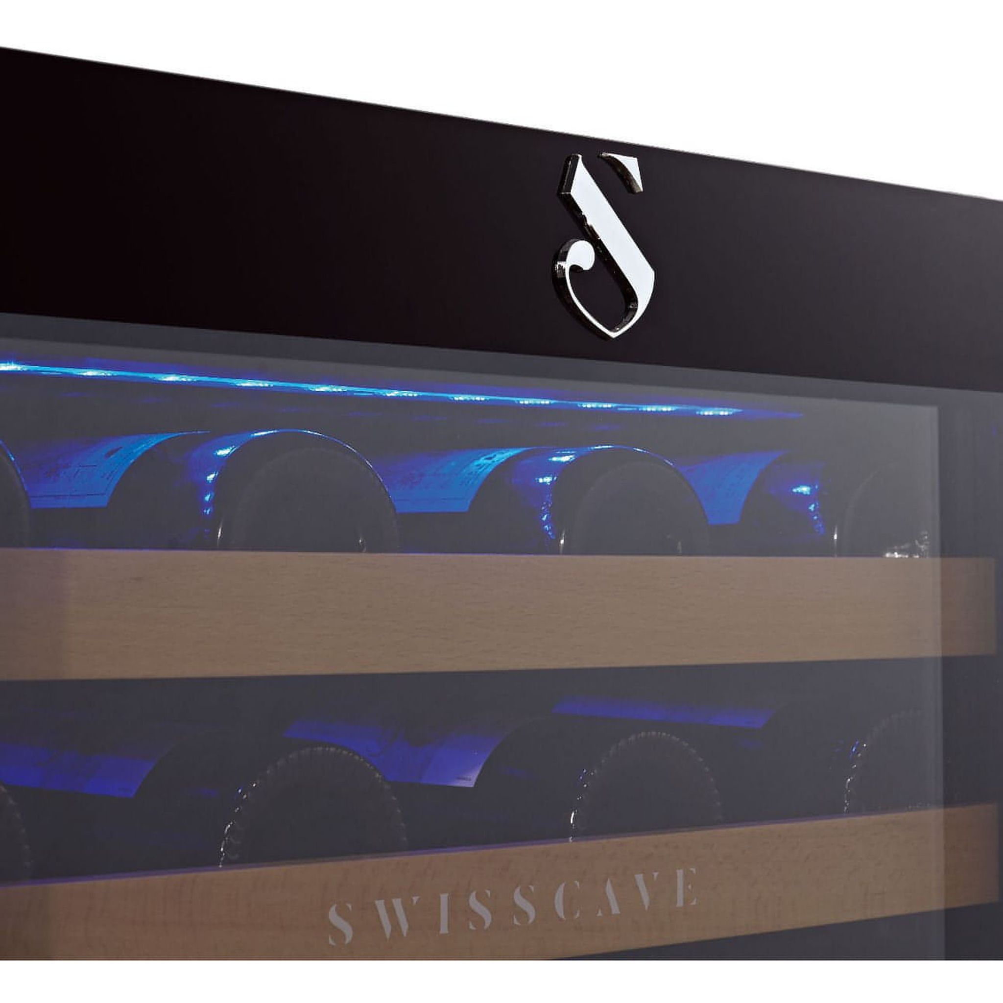 SWISSCAVE Classic - 600mm Dual Zone - 40 Bottles - Freestanding / Built in Wine Cooler - WL155DF