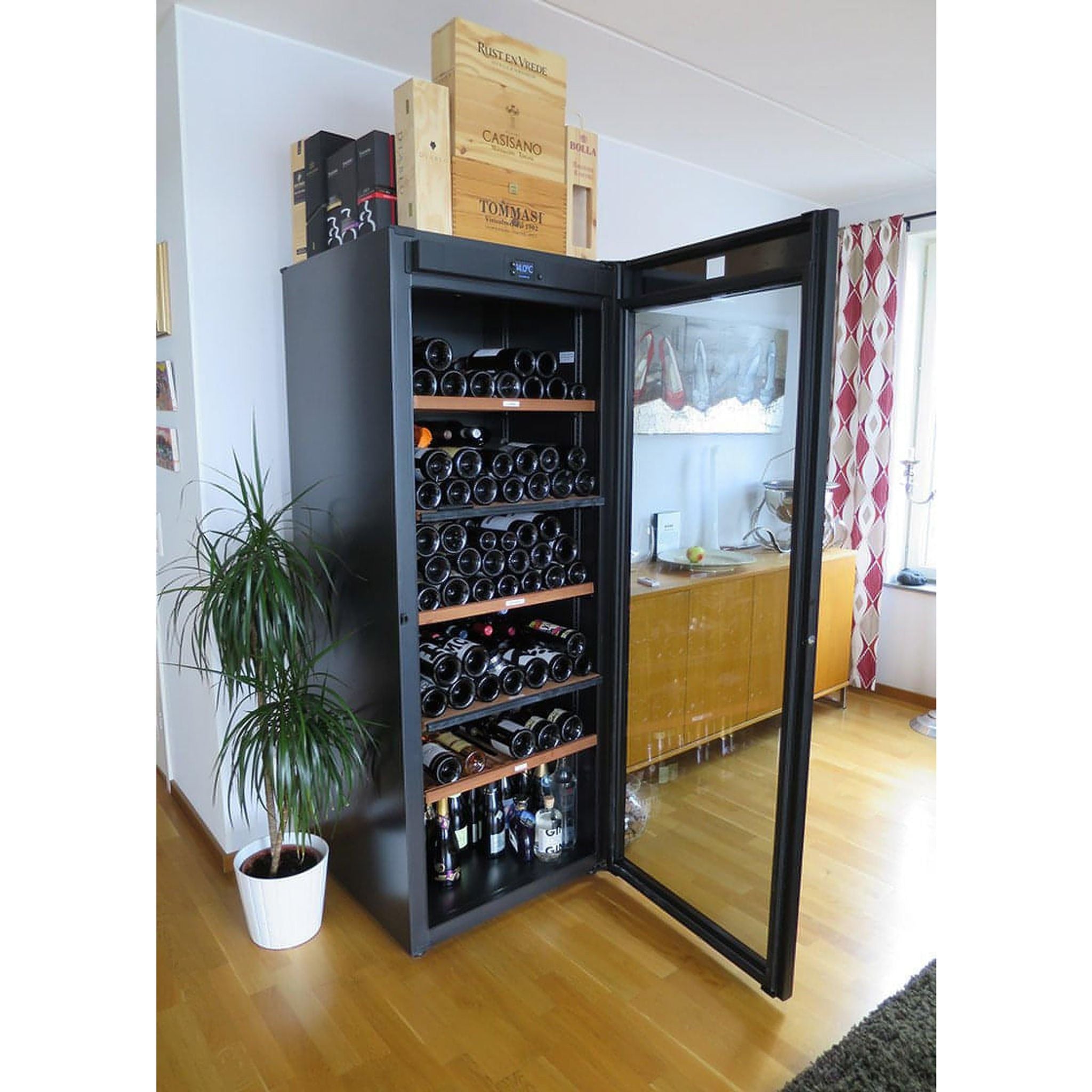 Avintage - 294 Bottle Freestanding Tall Wine Cabinet DVA305G