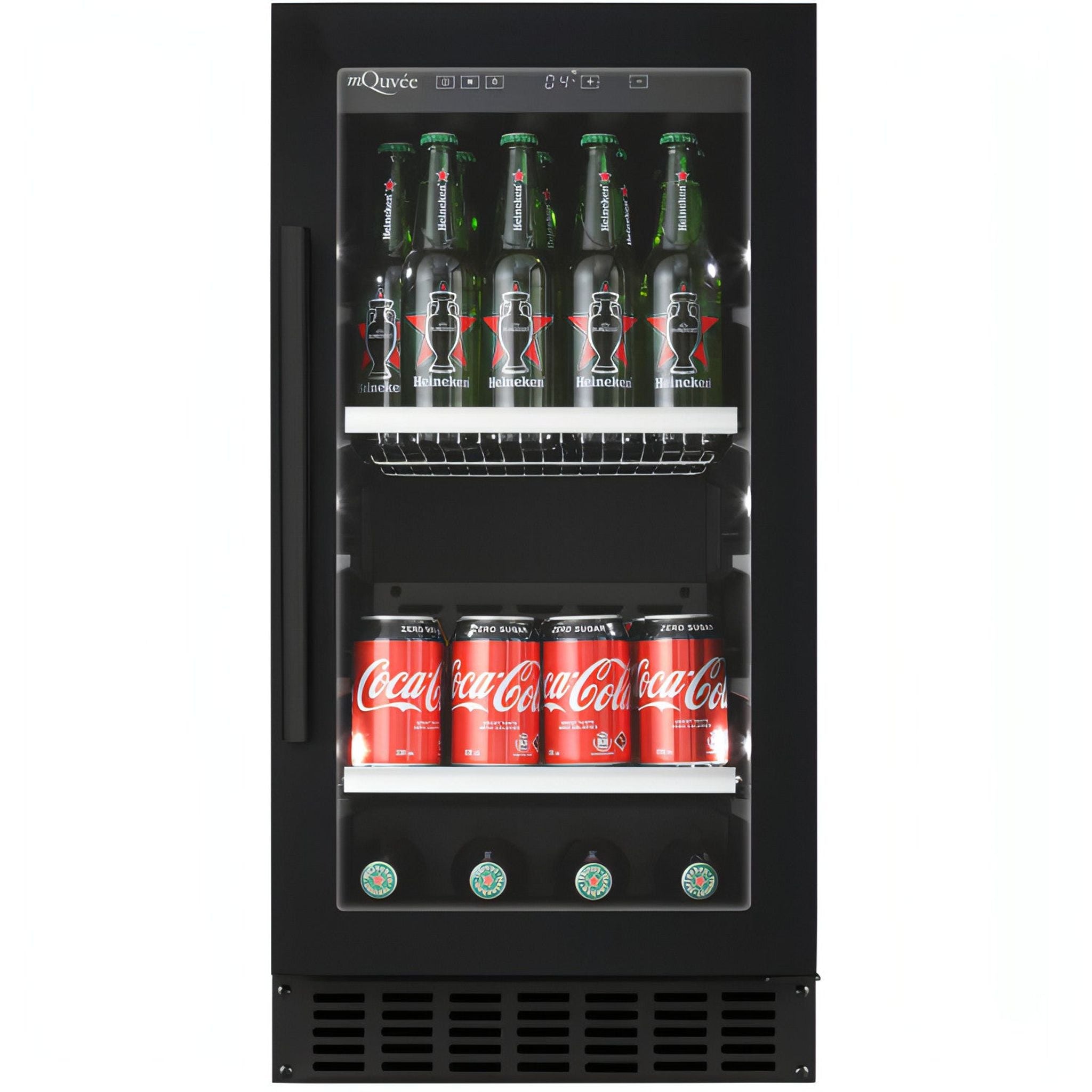 mQuvée - 400mm - Undercounter Drinks Fridge - BeerServer40 - Anthracite Black