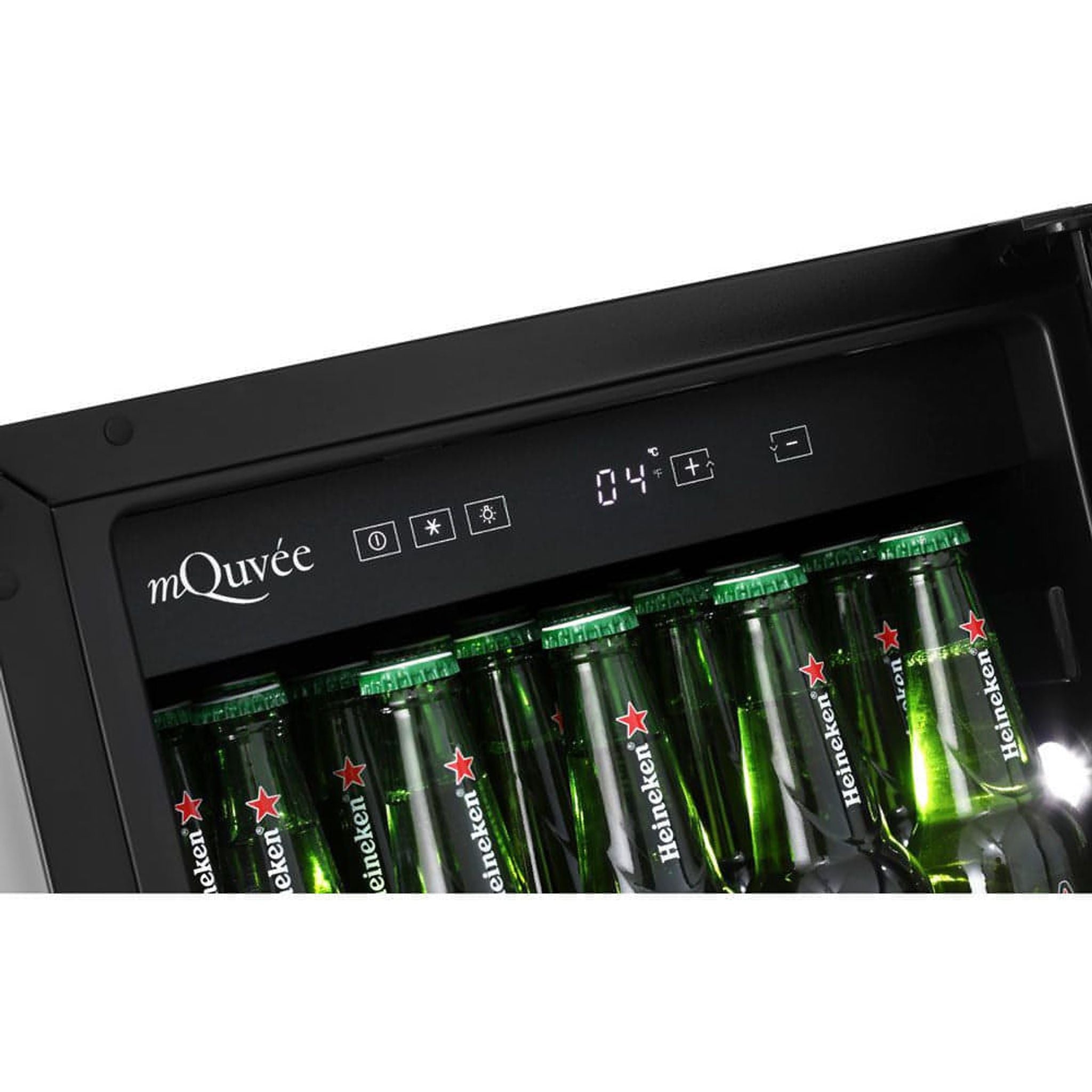 mQuvée - 400mm - Undercounter Drinks Fridge - BeerServer40 - Anthracite Black