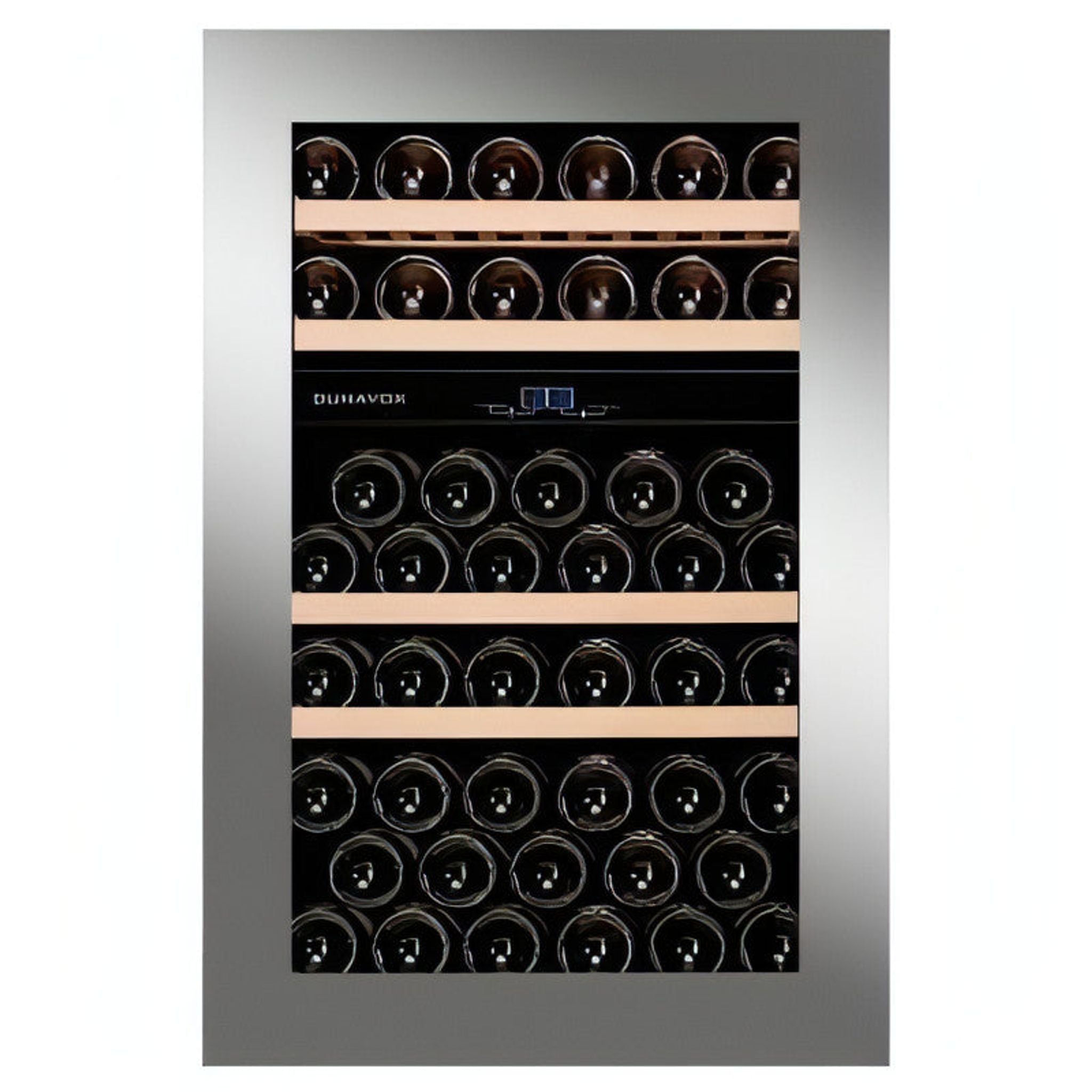 Dunavox GLANCE-49 - Dual Zone - 49 Bottle Integrated Wine Cooler - DAVG-49.116DSS.TO