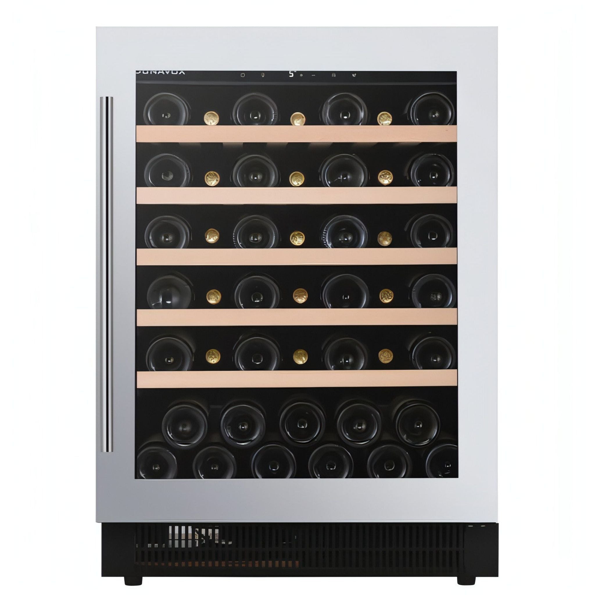 Dunavox FLOW-46 - 600mm - 46 Bottle - Built In Undercounter Wine Fridge - DAUF-46.138SS