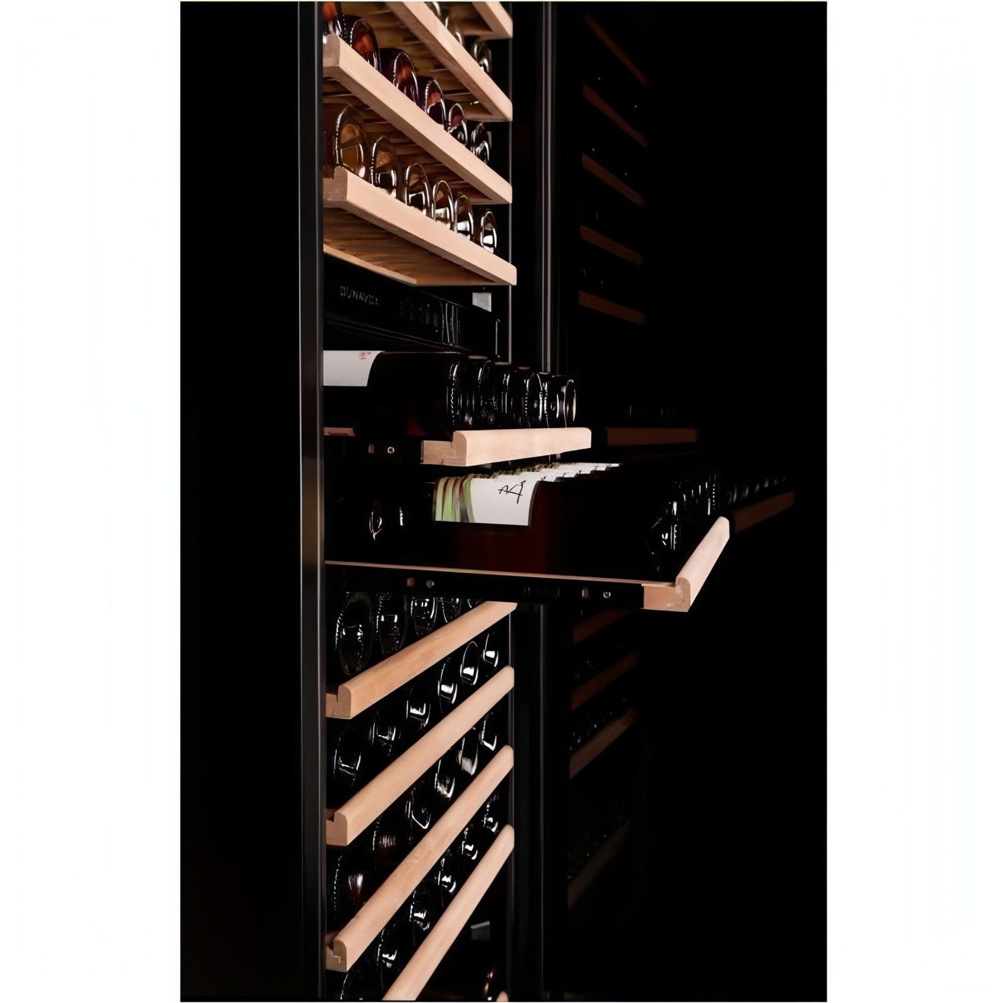 Dunavox GRANDE-166 - 600mm Dual Zone - 166 Bottle - Built In / Freestanding Tall Wine Cooler - DX-166.428SDSK