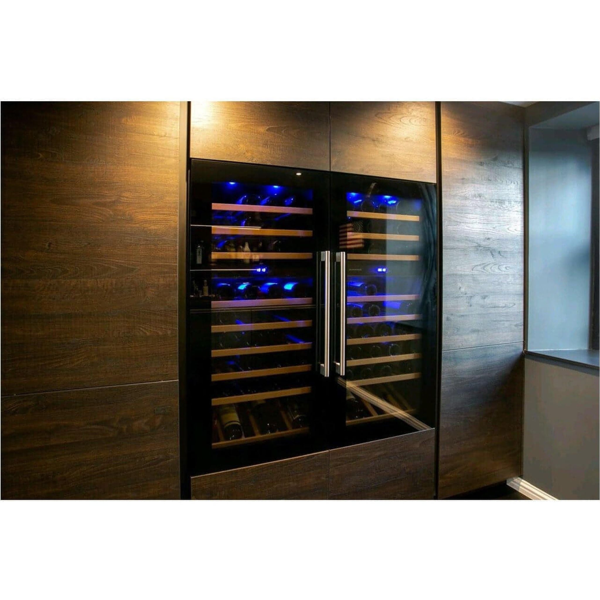 Dunavox SOUL-72 - Dual Zone 72 Bottle - Integrated Wine Cooler - DAVS-72.185DB