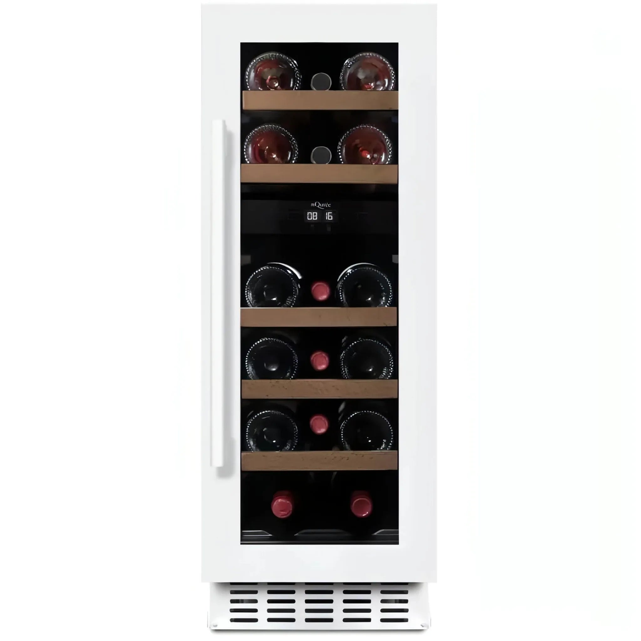 mQuvée - 300mm - Undercounter Wine Fridge - WineCave 720 30D Powder White