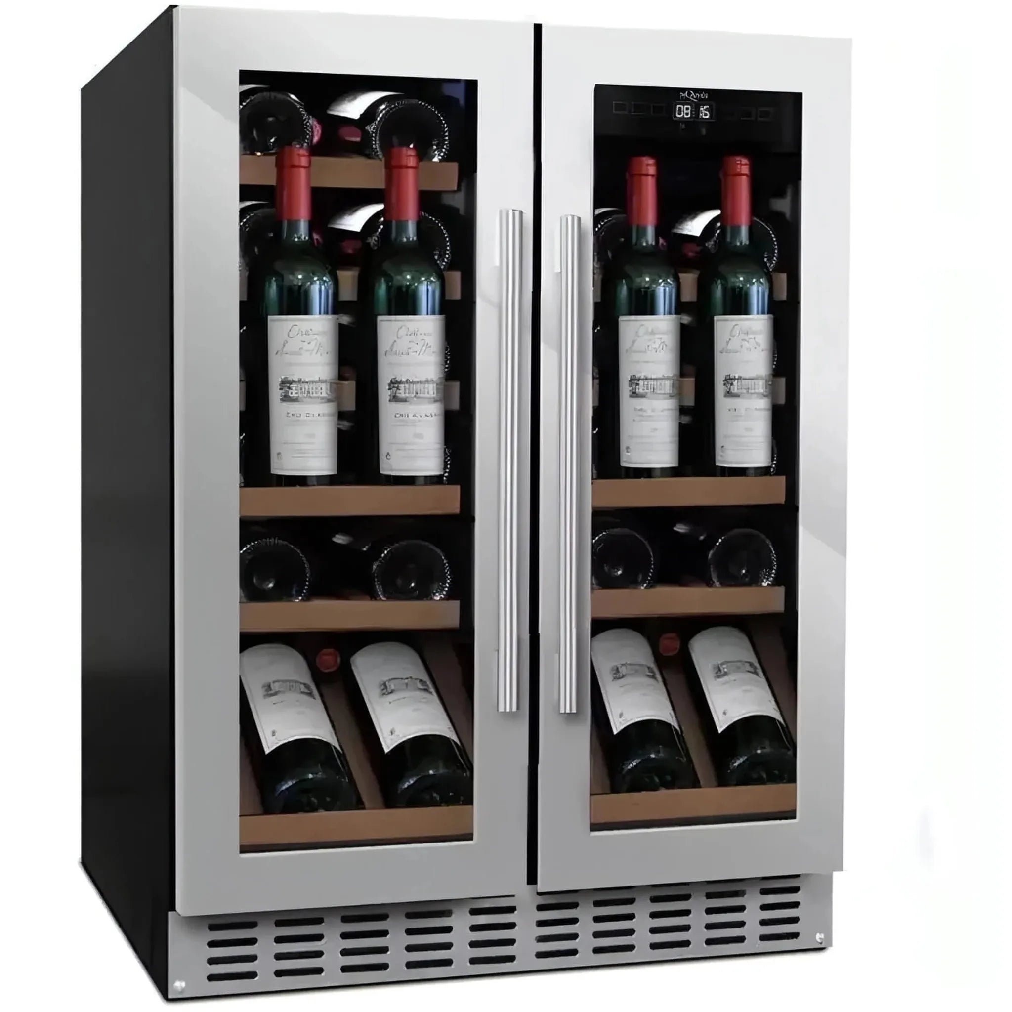 mQuvée - 600mm - Undercounter - WineCave 60D2 Stainless Steel