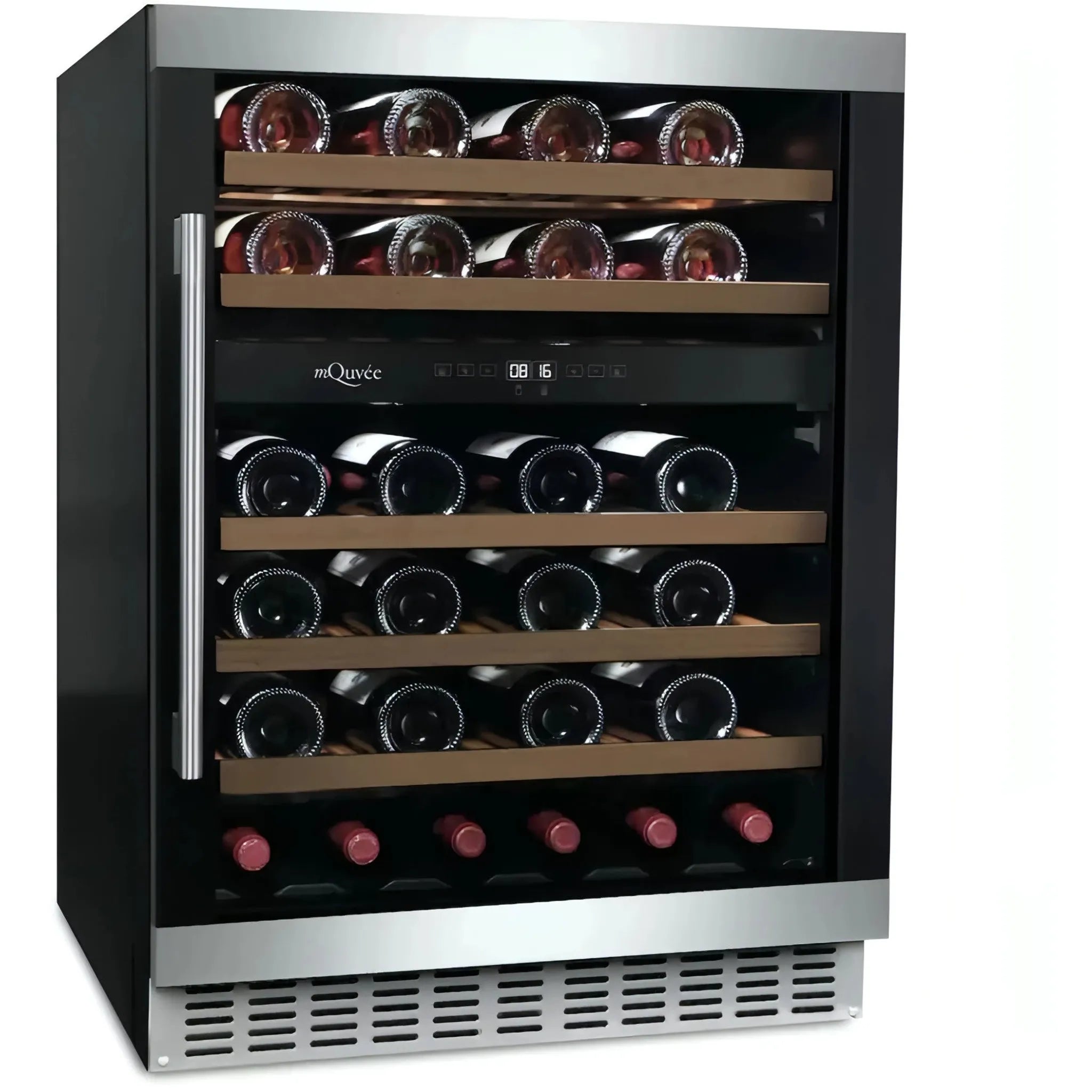 mQuvée - 600mm - Undercounter Wine Fridge - WineCave 720 60D Modern