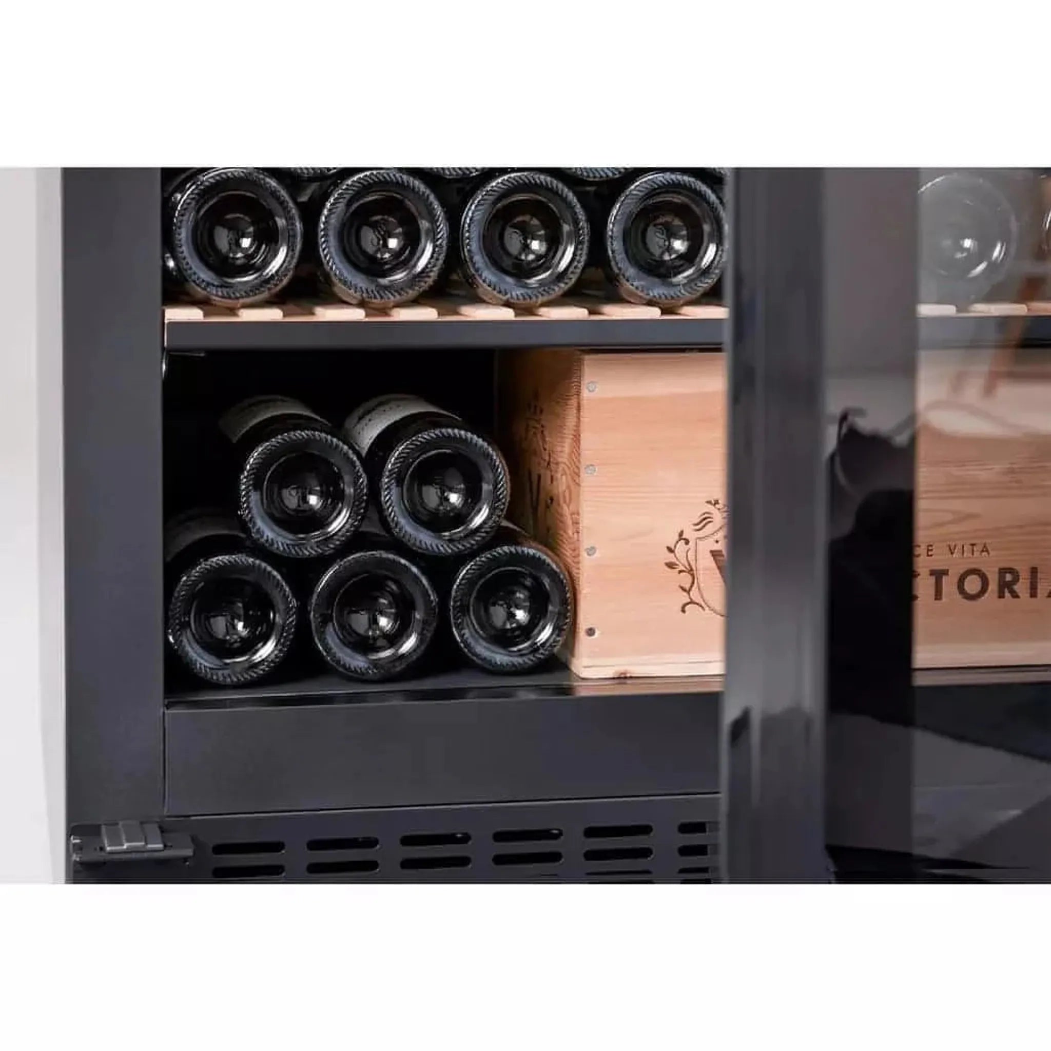 mQuvée - 600mm - Built in/Freestanding - Wine Cabinet - Velvet 170 Solid