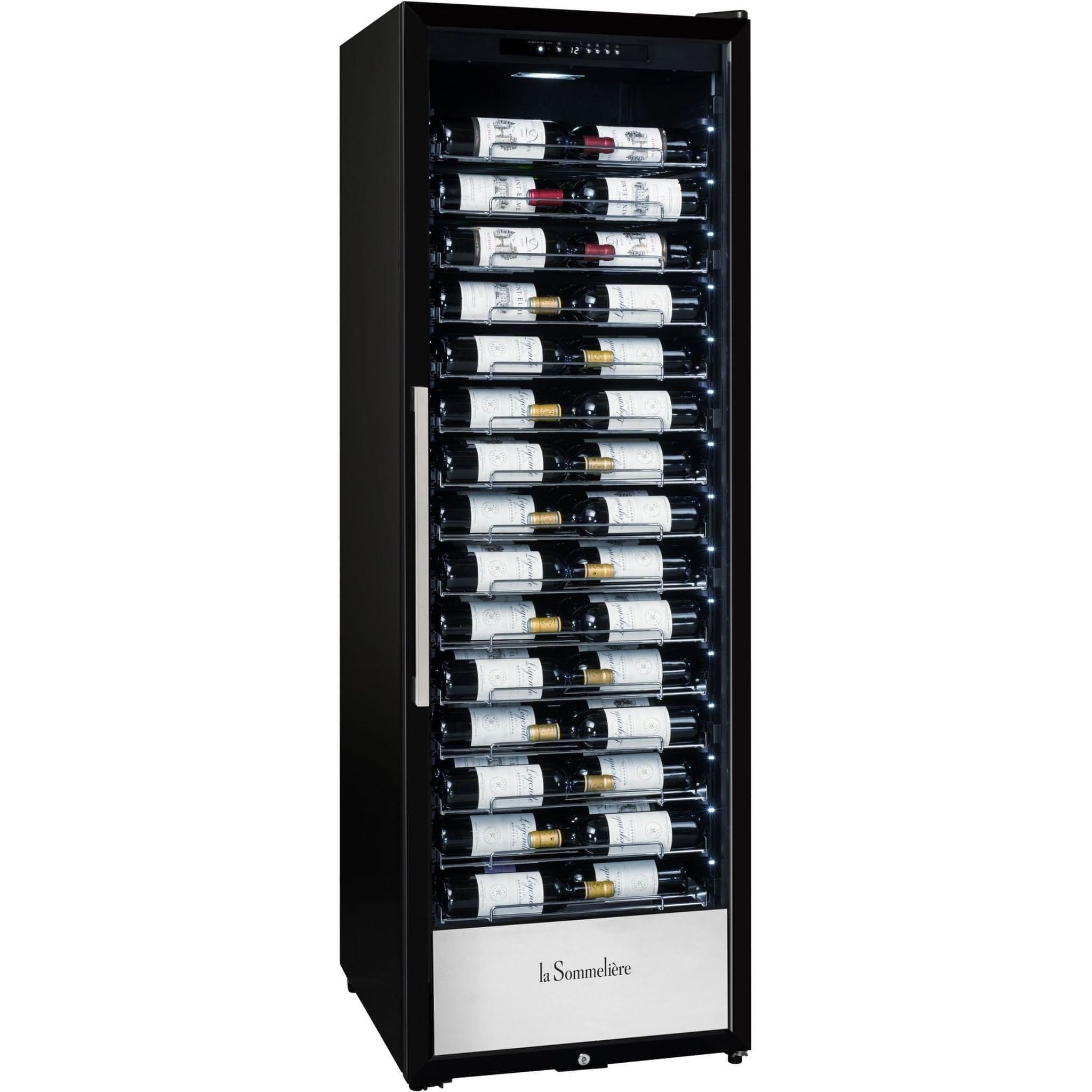 La Sommeliere - 152 Bottle Freestanding Single Zone Wine Cabinet PRO160