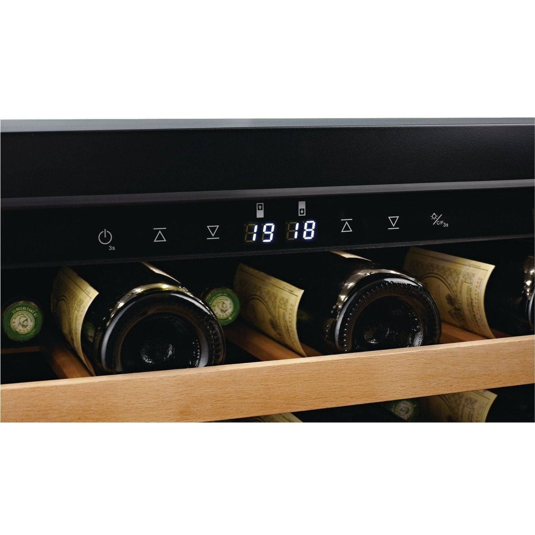 SWISSCAVE Premium - 600mm Dual Zone - 40 Bottle - Freestanding / Built in Wine Cooler - WLB-160DF