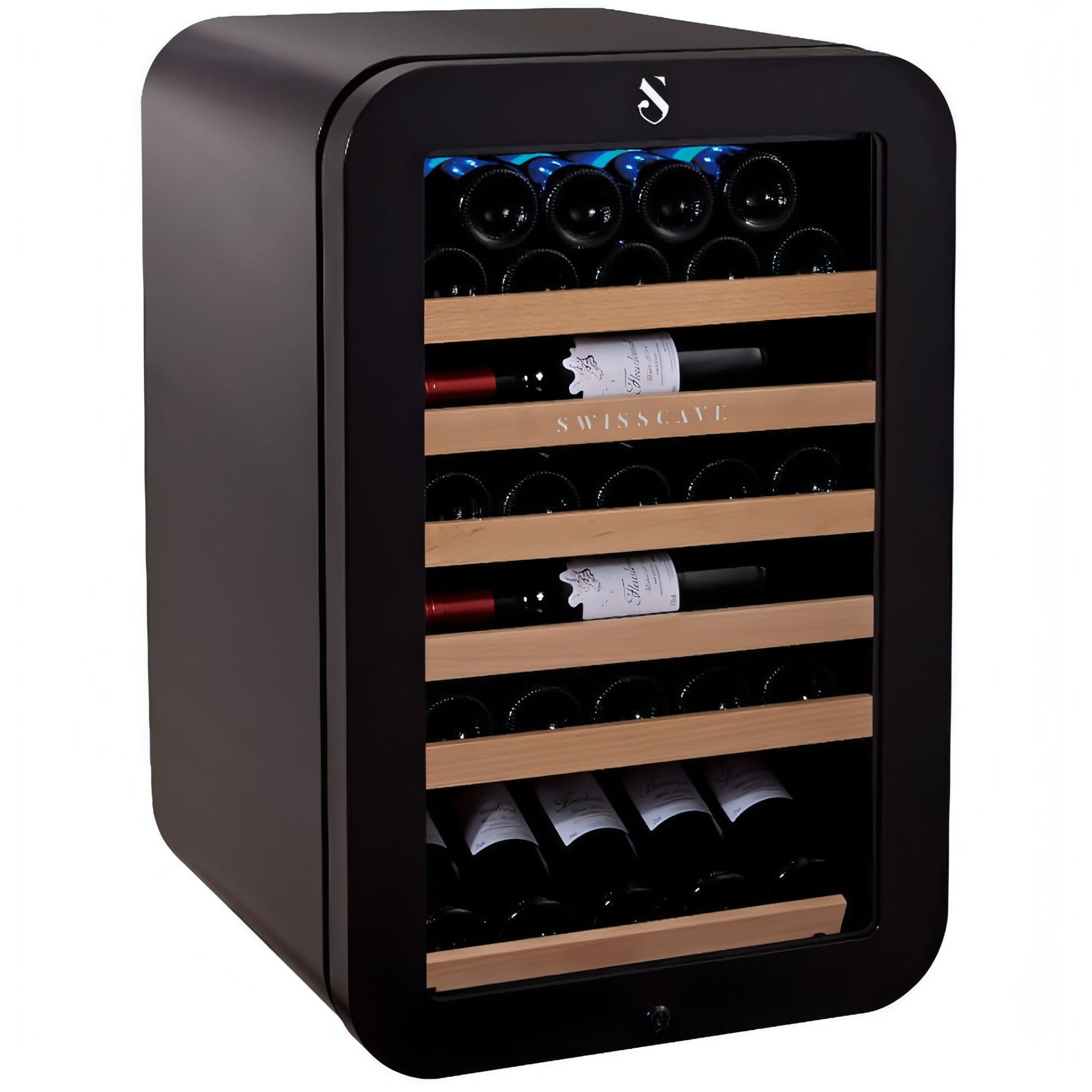 SWISSCAVE - 35 Bottle Single Temperature Zone Wine Cooler - WL120F