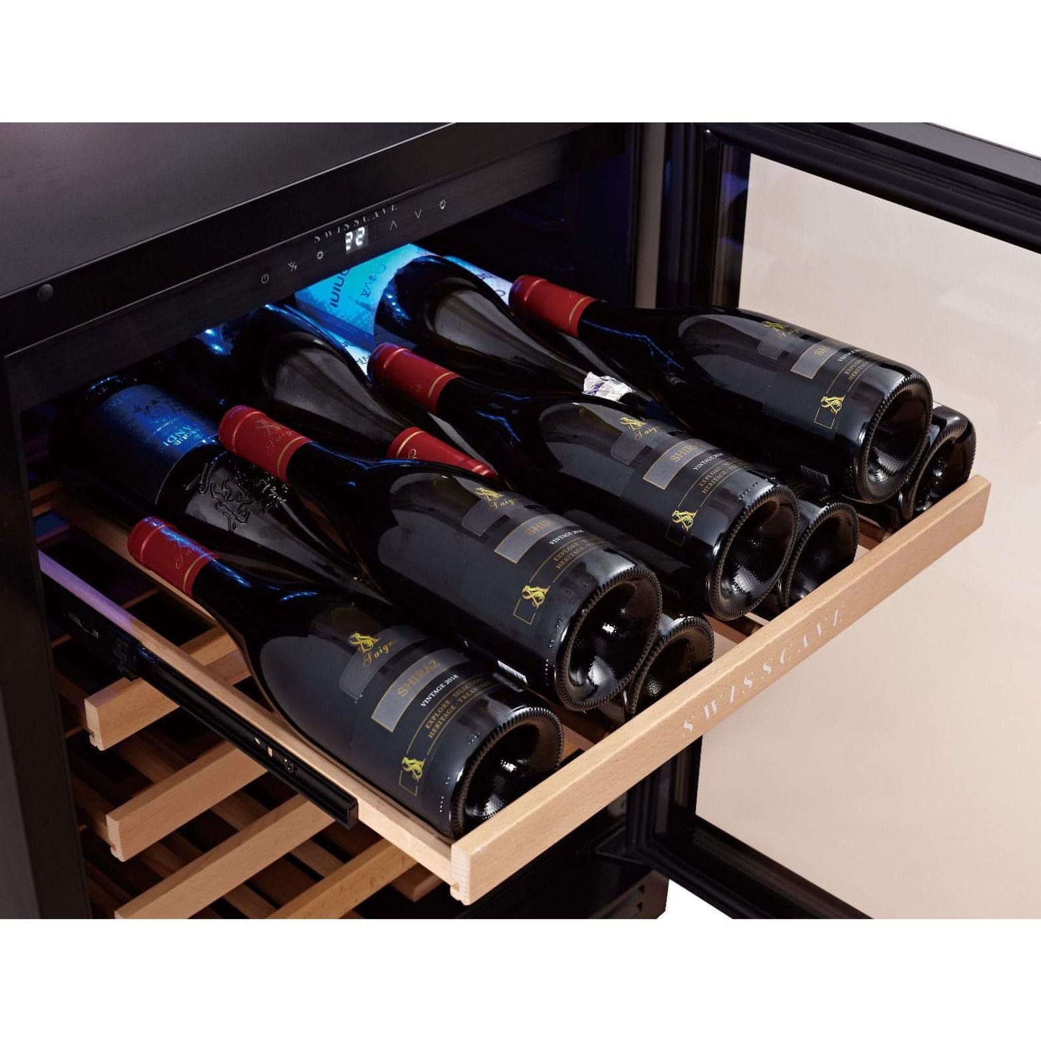 SWISSCAVE Classic - 600mm - 47 Bottles - Freestanding / Built in Wine Cooler - WL155F