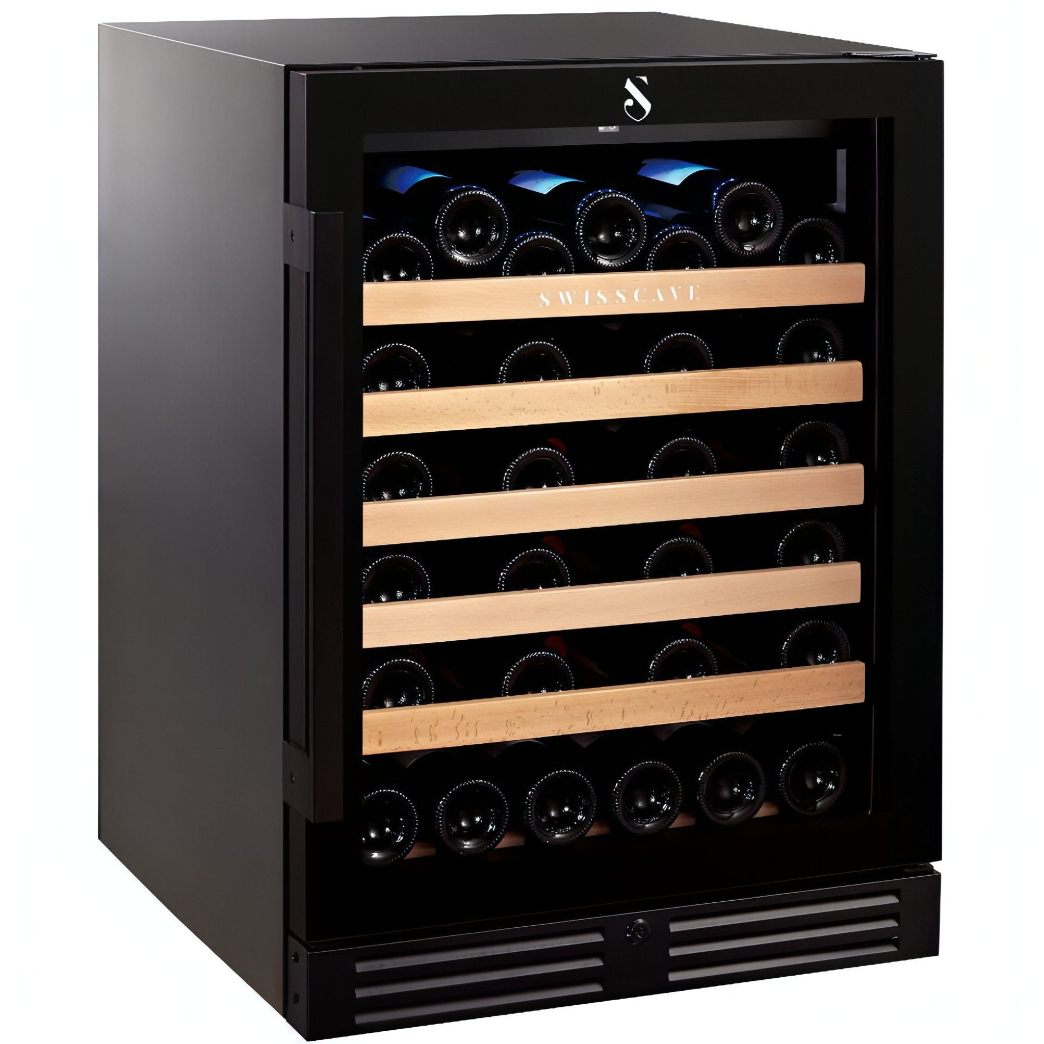 SWISSCAVE Classic - 600mm - 47 Bottles - Freestanding / Built in Wine Cooler - WL155F