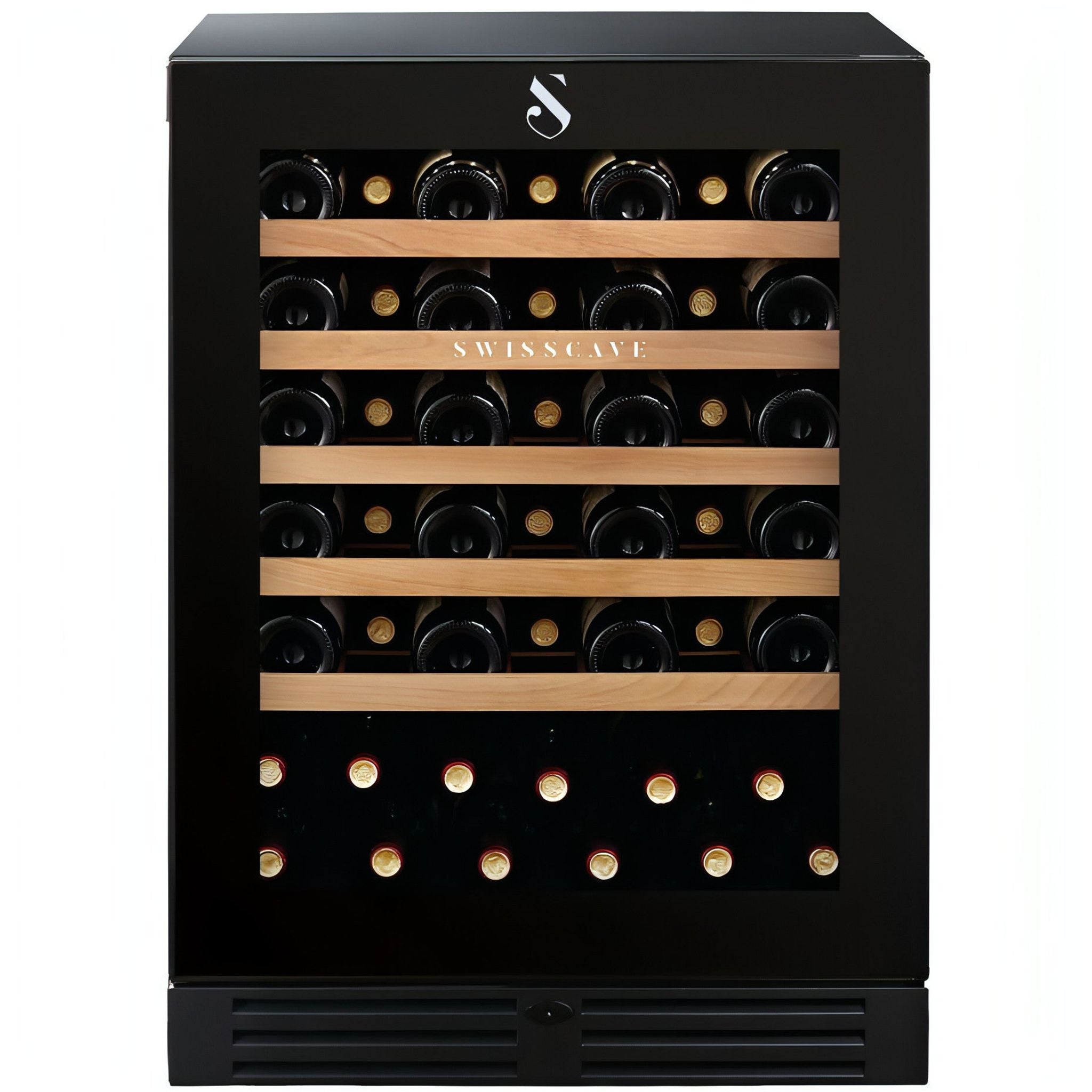 SWISSCAVE Premium - 600mm - 47 Bottle Wine Cooler - WLB-160F