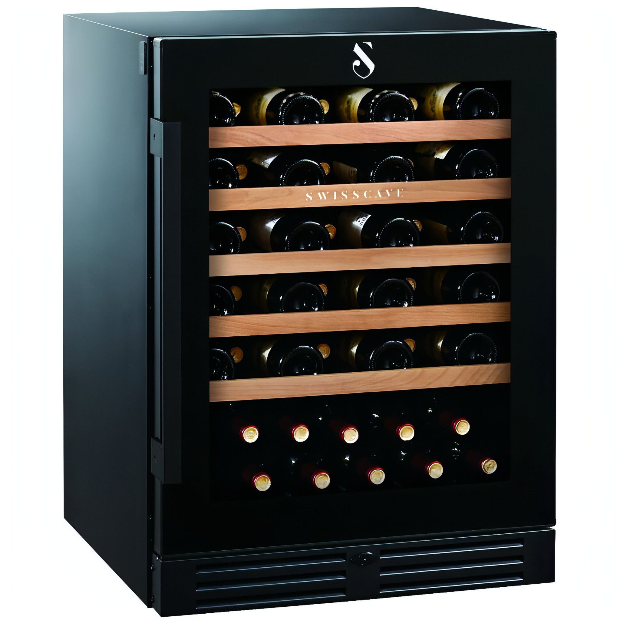 SWISSCAVE Premium - 600mm - 47 Bottle Wine Cooler - WLB-160F