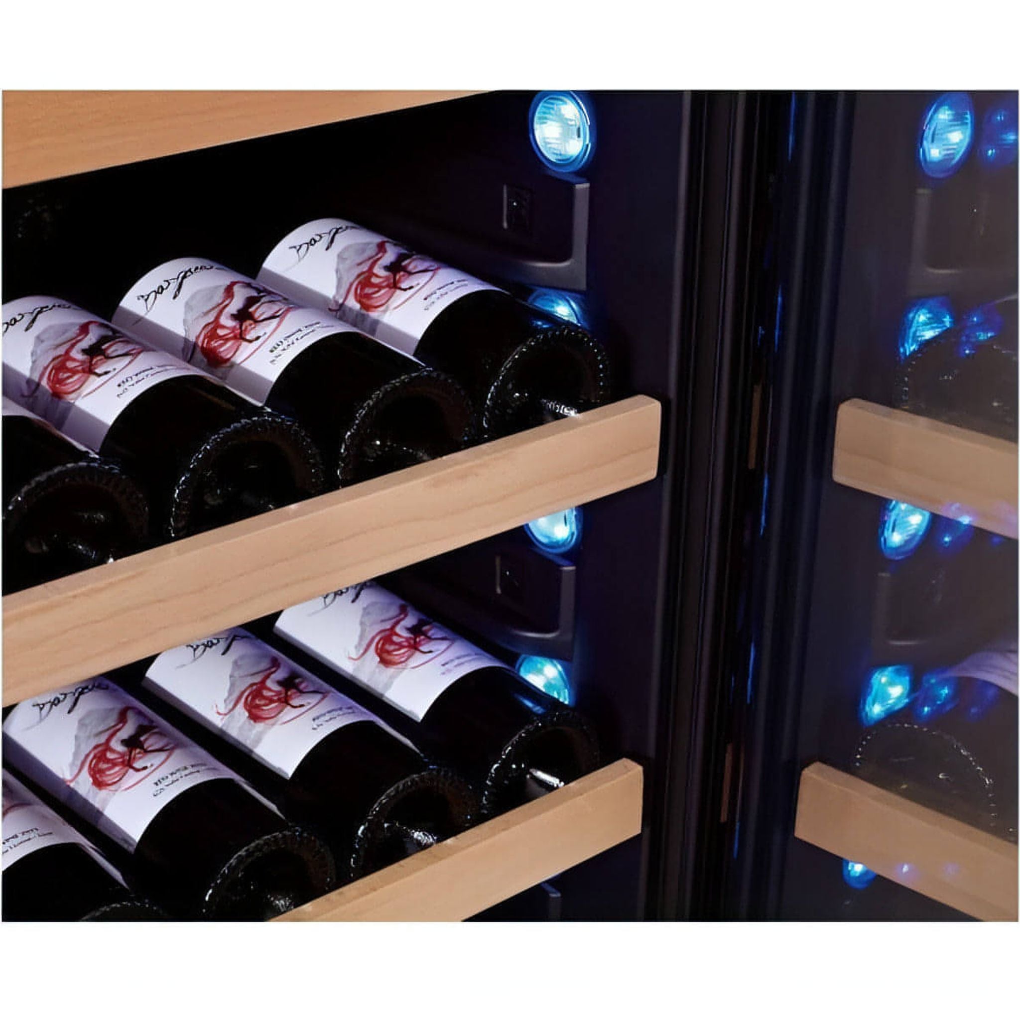 SWISSCAVE Premium - 600mm - 163 Bottle - Freestanding / Built in Wine Cooler - WLB-460F-MIX