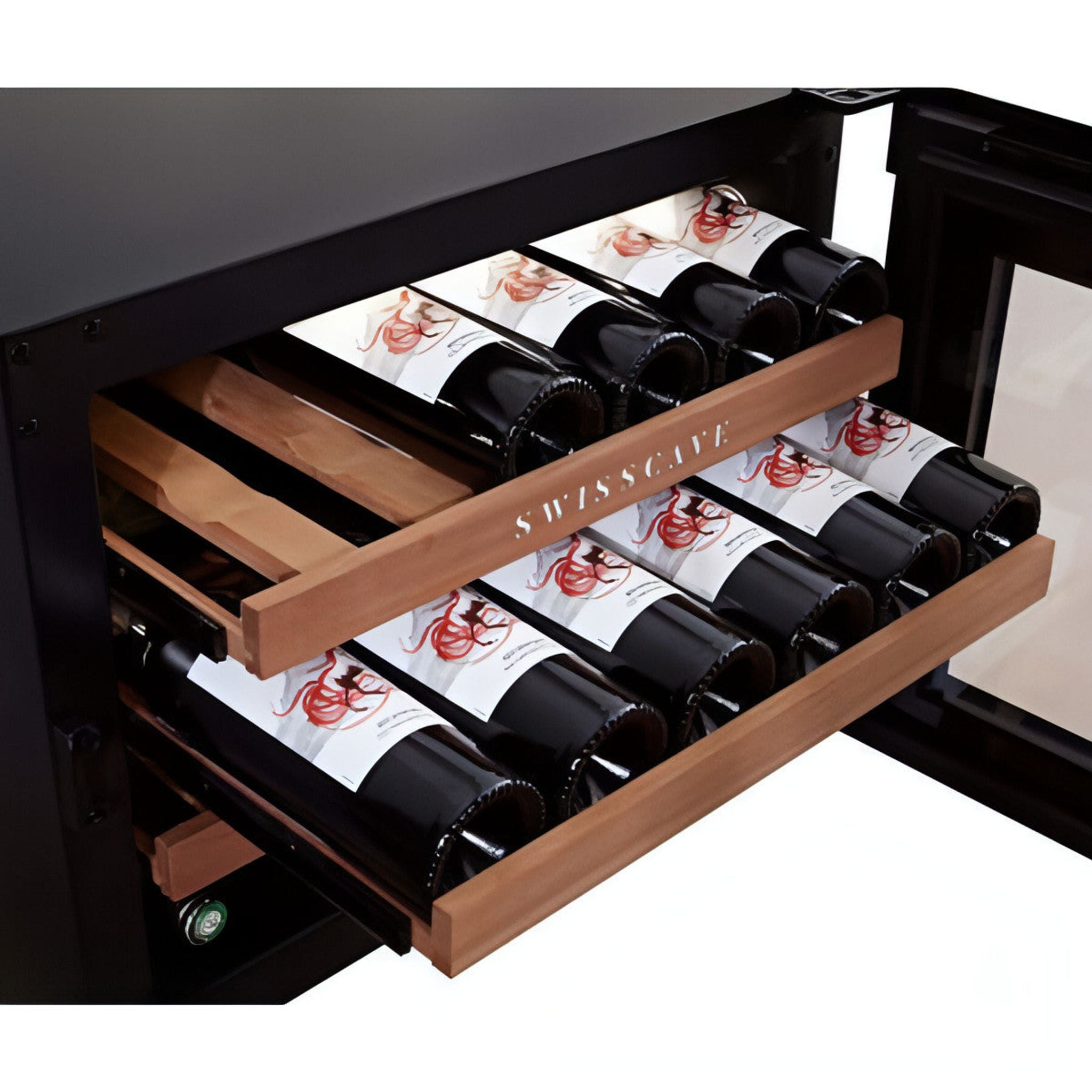 SWISSCAVE - Premium Edition Integrated Single Zone Wine Cooler WLI-160F